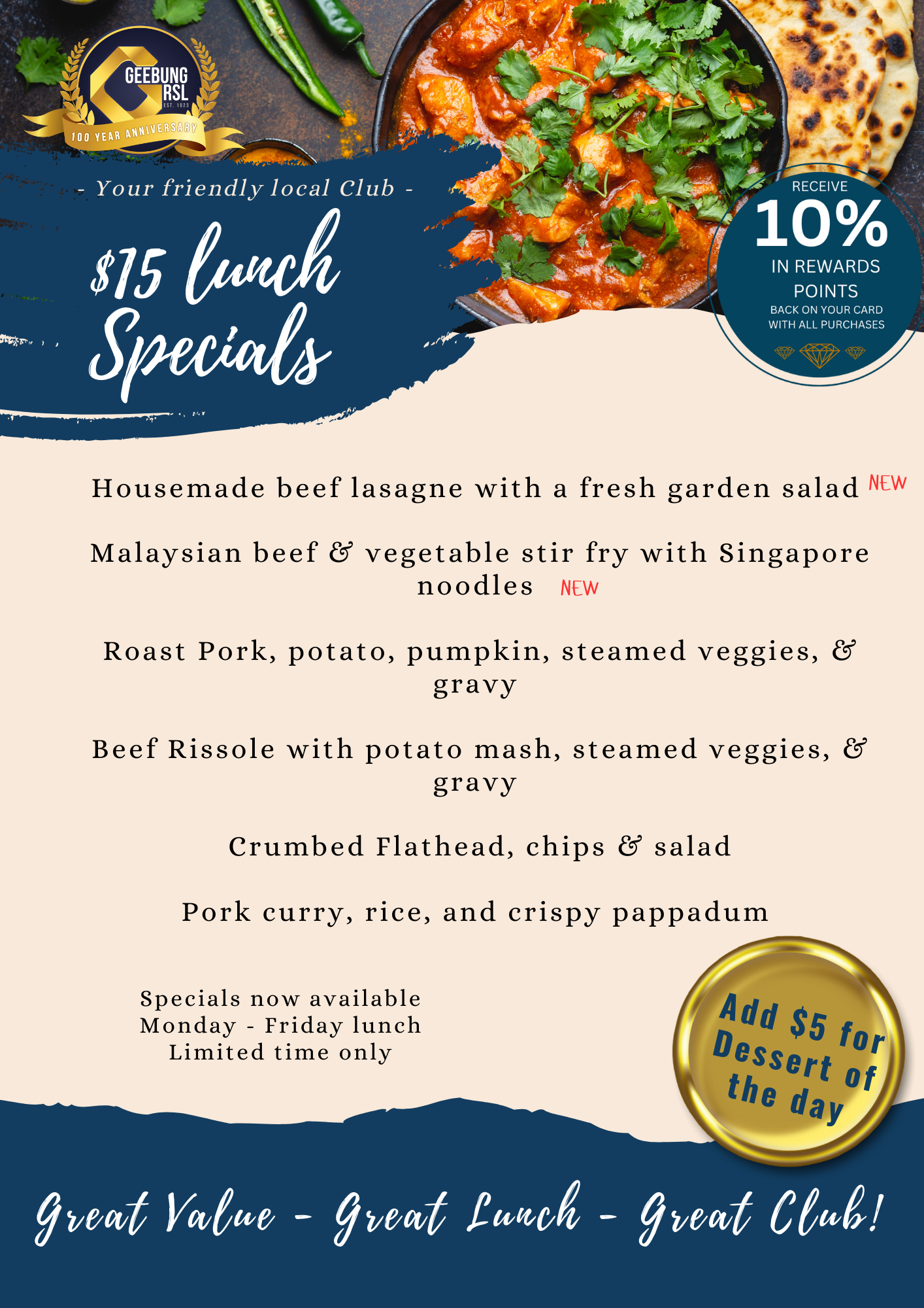 $15 Lunch Specials Element (flyer (a4))(1)
