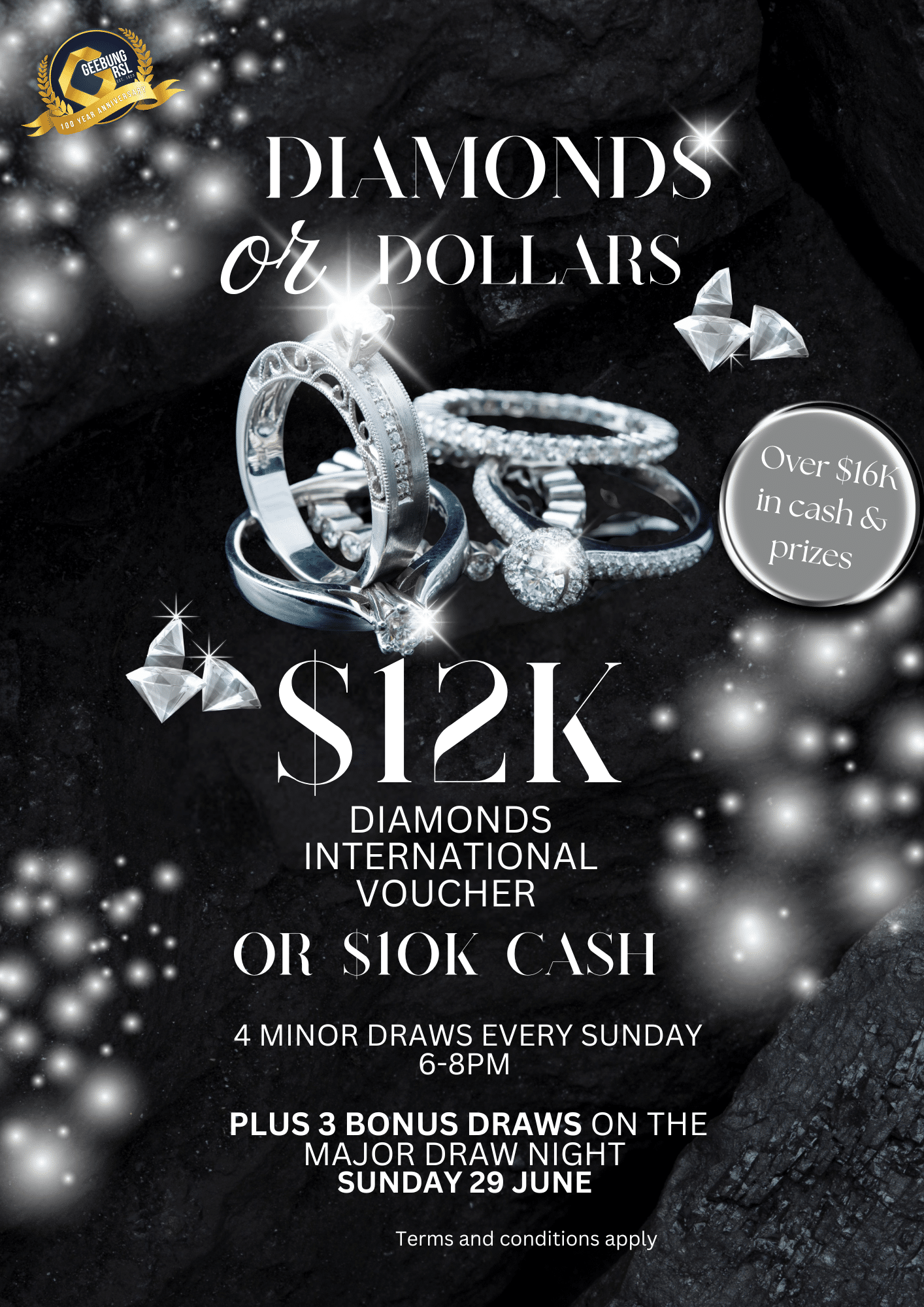 Diamonds Or Dollars (flyer (a4))
