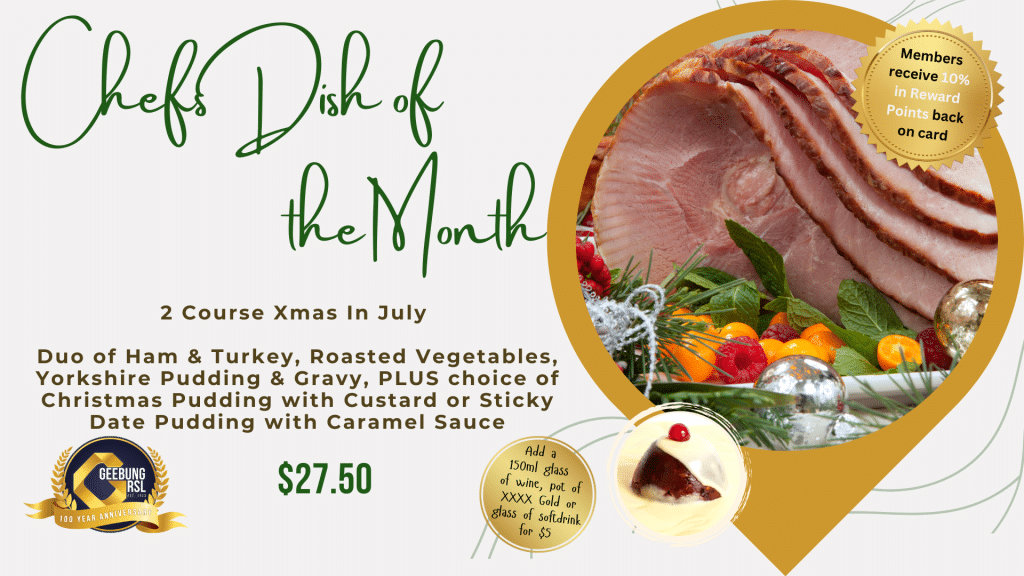 July 25 Chefs Dish Of The Month (presentation)
