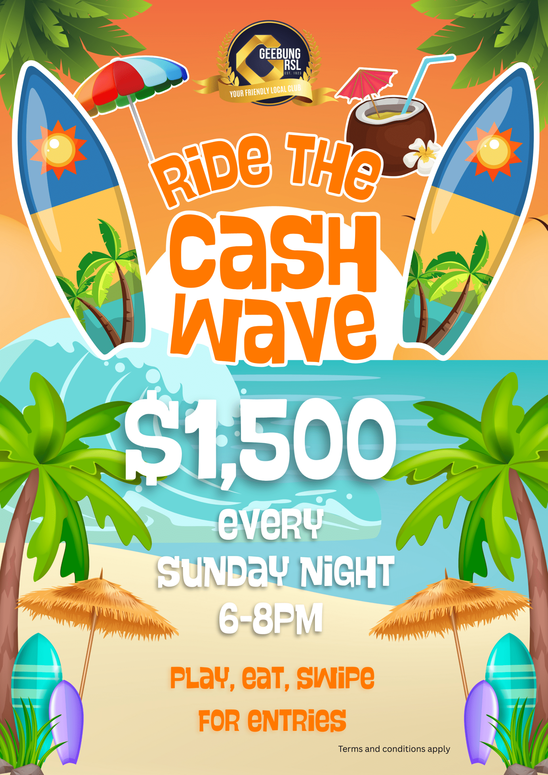 Ride The Cash Wave (594 X 841 Mm)