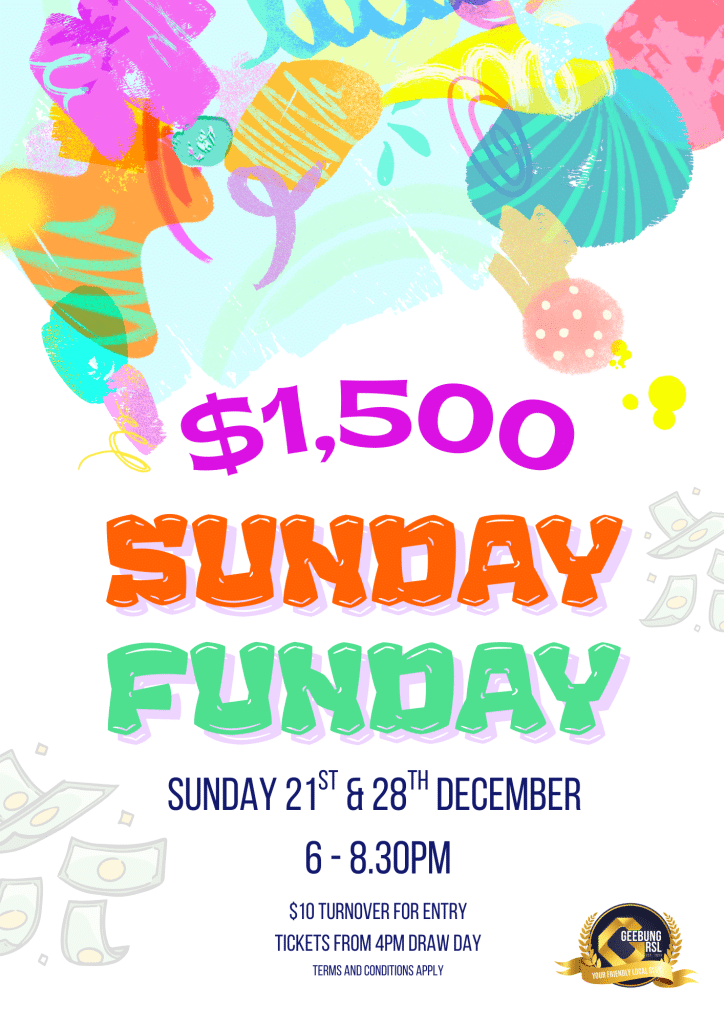 Sunday Funday (flyer (a4))
