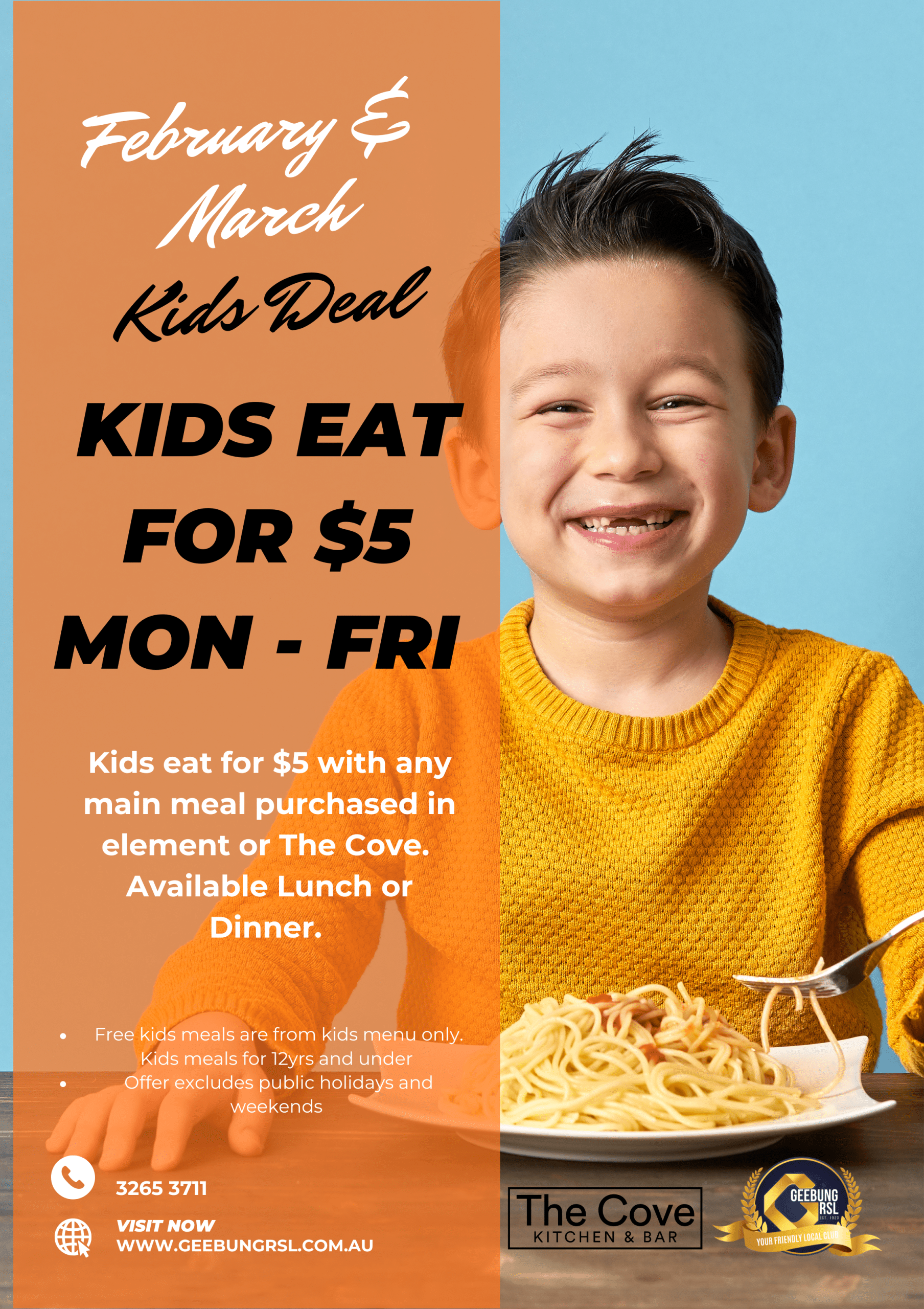 Feb & Mar Kids Deal (594 X 841 Mm)