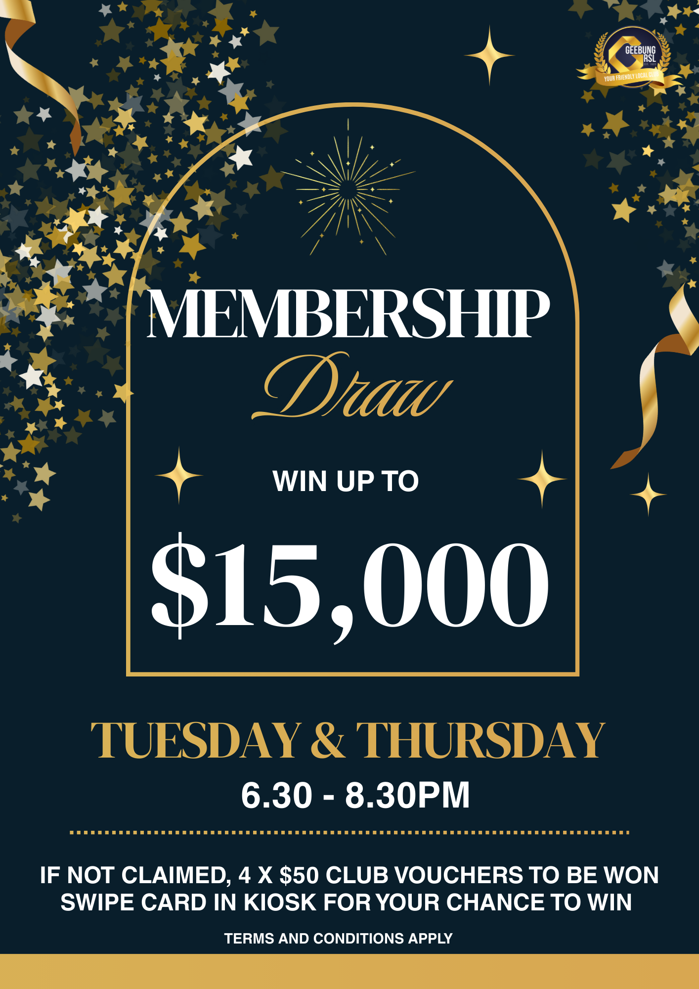 2026 Membership Draw Flyer