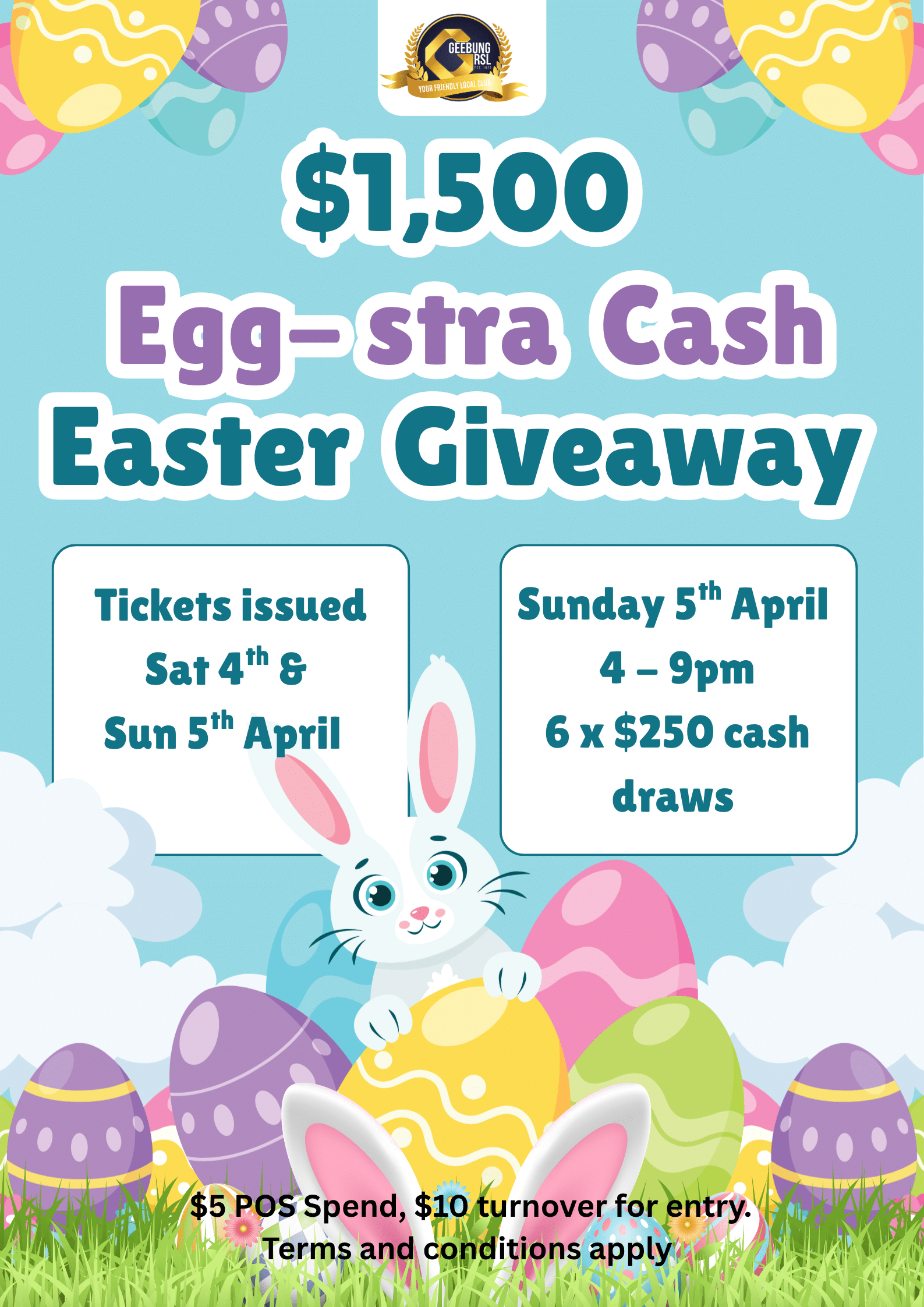 $1,500 Egg Stra Easter Giveaway
