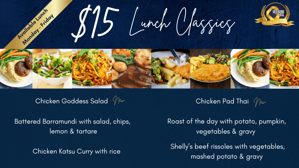 May 2026 $15 Lunch Classics (presentation)